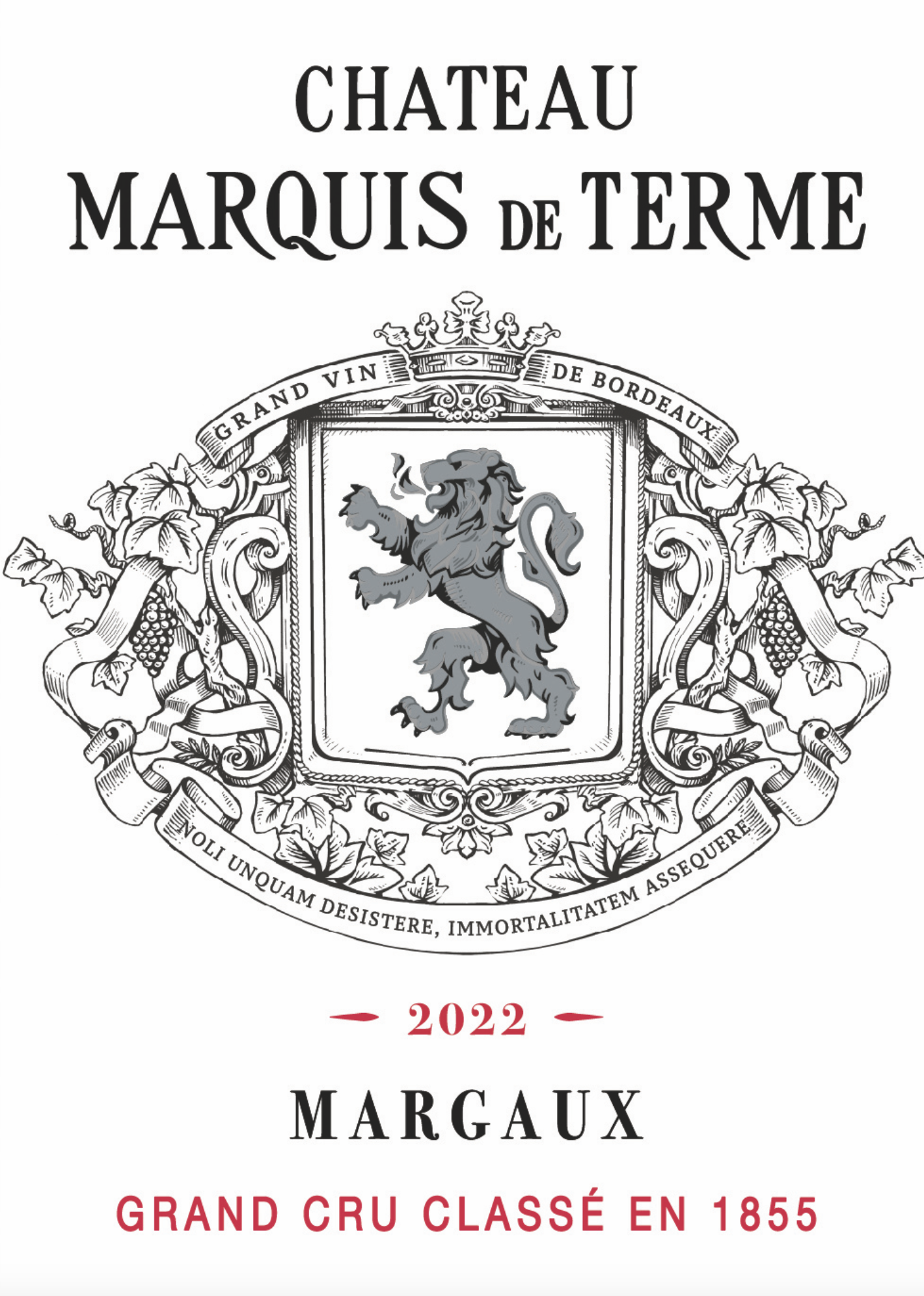 Label Château Marquis de Terme