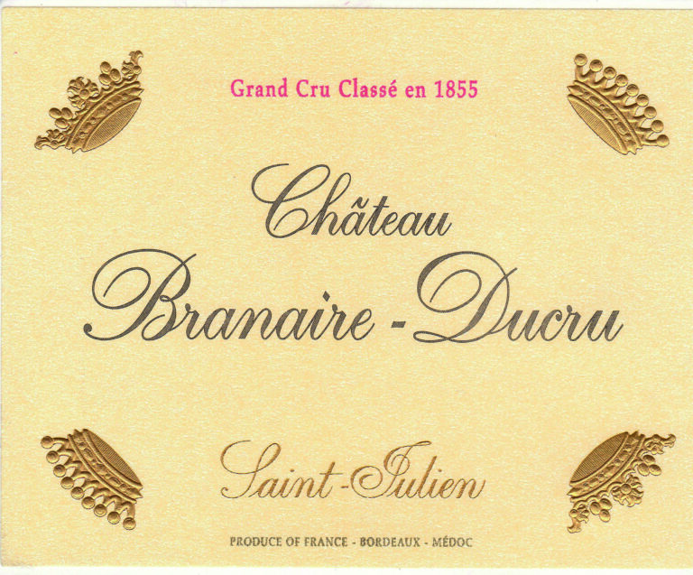 Étiquette Château Branaire-Ducru