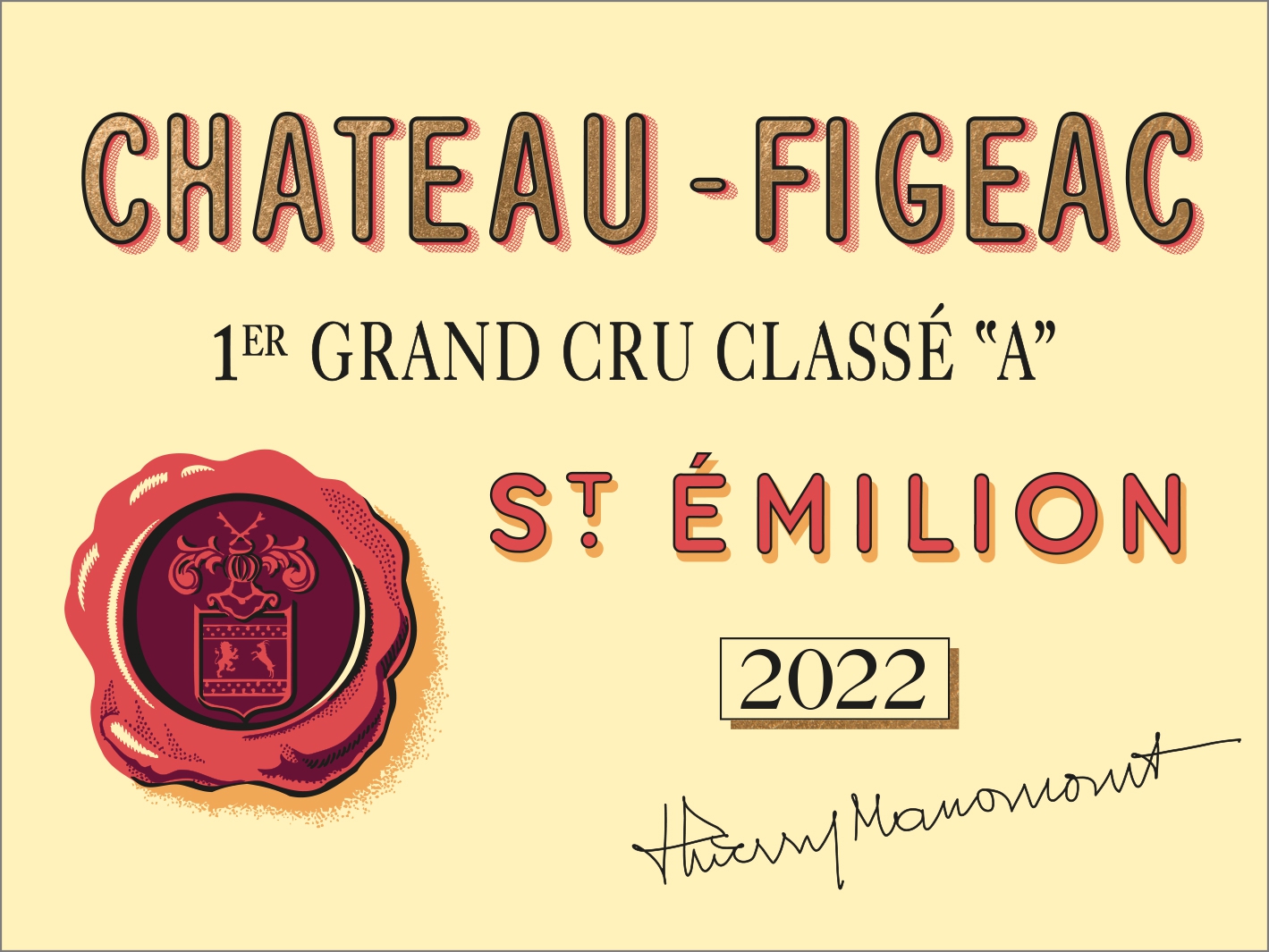 Étiquette Château-Figeac