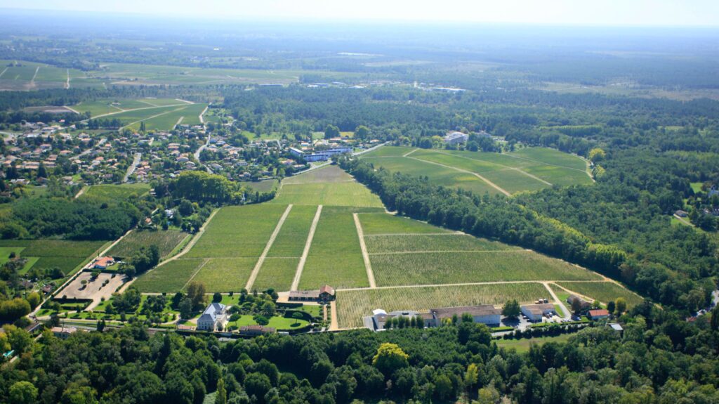Château Malartic Lagravière vue aérienne sept 2011