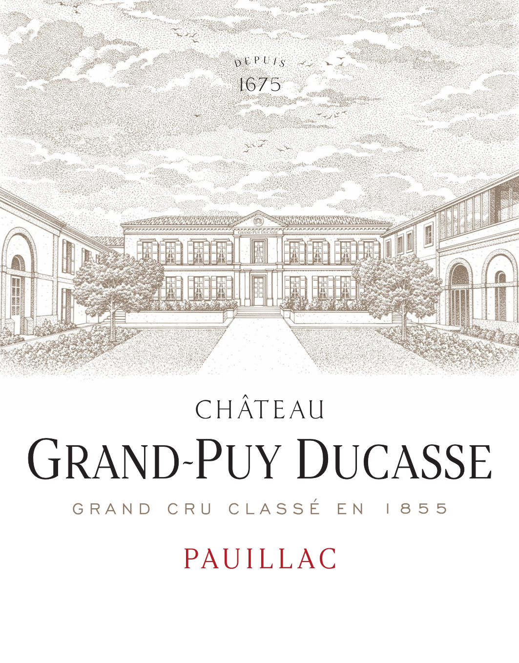Label Château Grand-Puy Ducasse