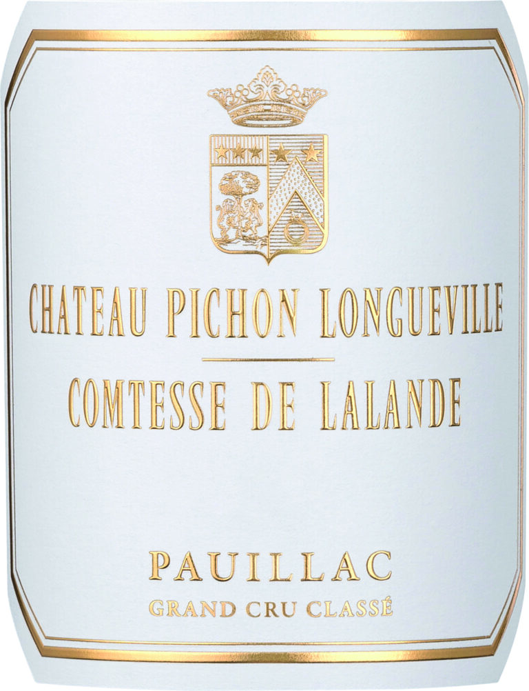 Label Château Pichon Longueville Comtesse de Lalande