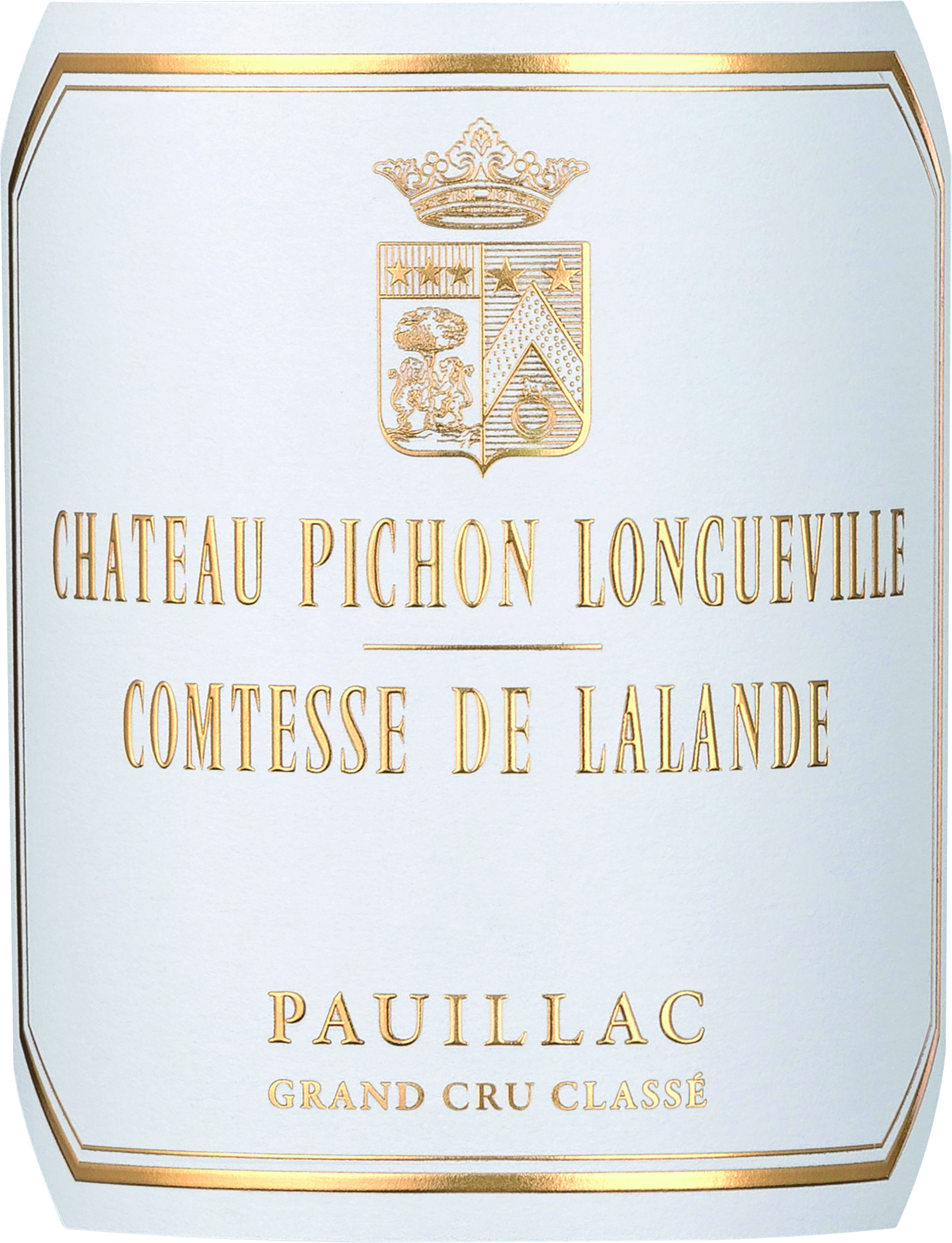 Étiquette Château Pichon Longueville Comtesse de Lalande