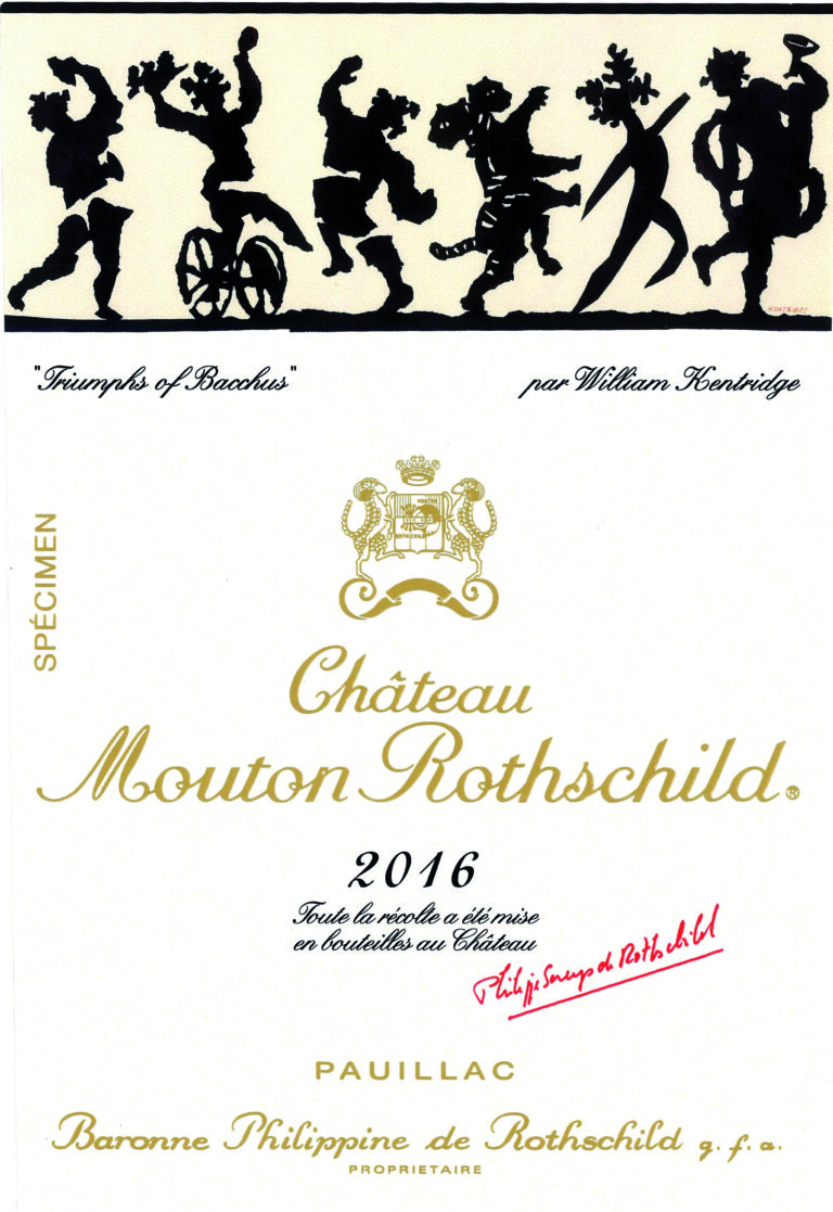 Étiquette Château Mouton Rothschild