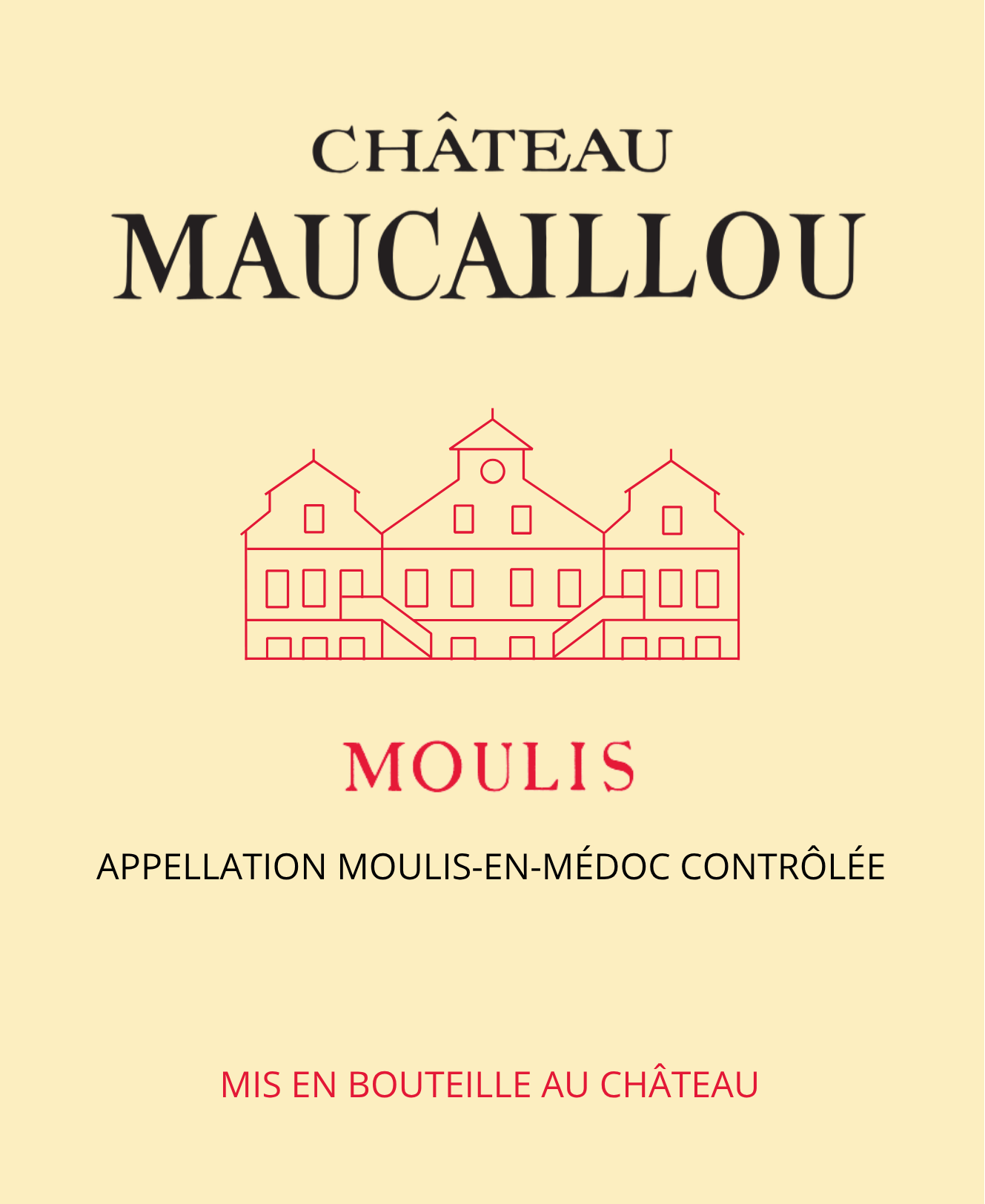 Label Château Maucaillou