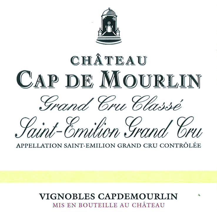 Étiquette Château Cap de Mourlin