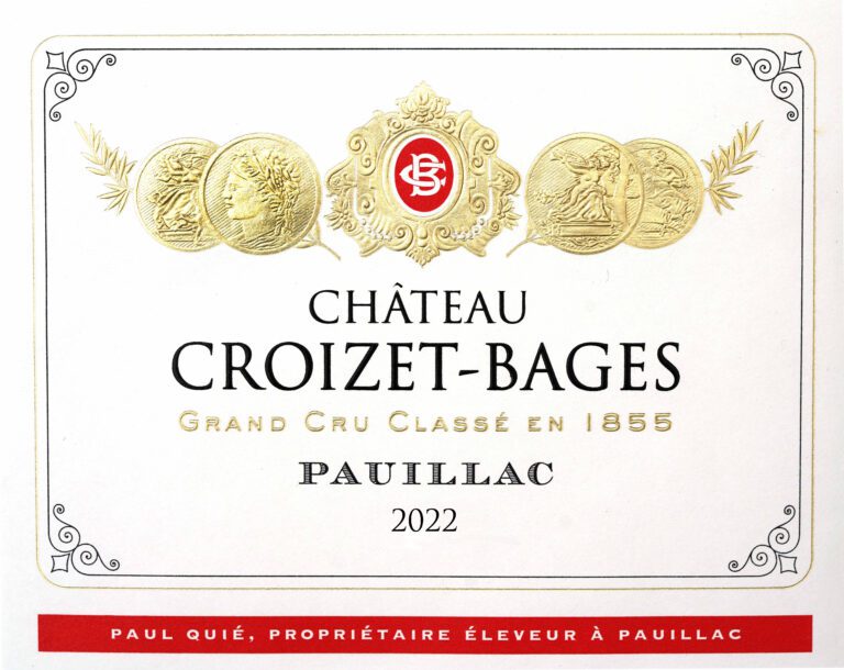 Label Château Croizet-Bages