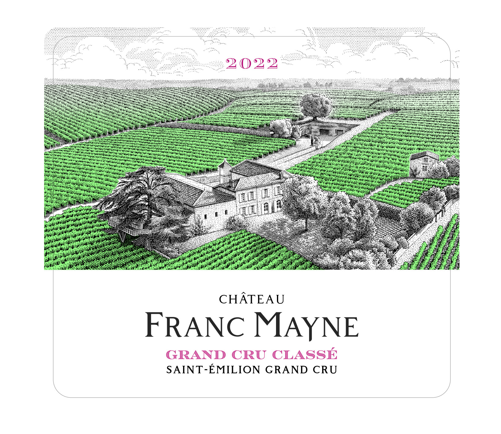 Label Château Franc Mayne