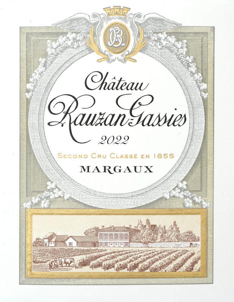 Label Château Rauzan-Gassies