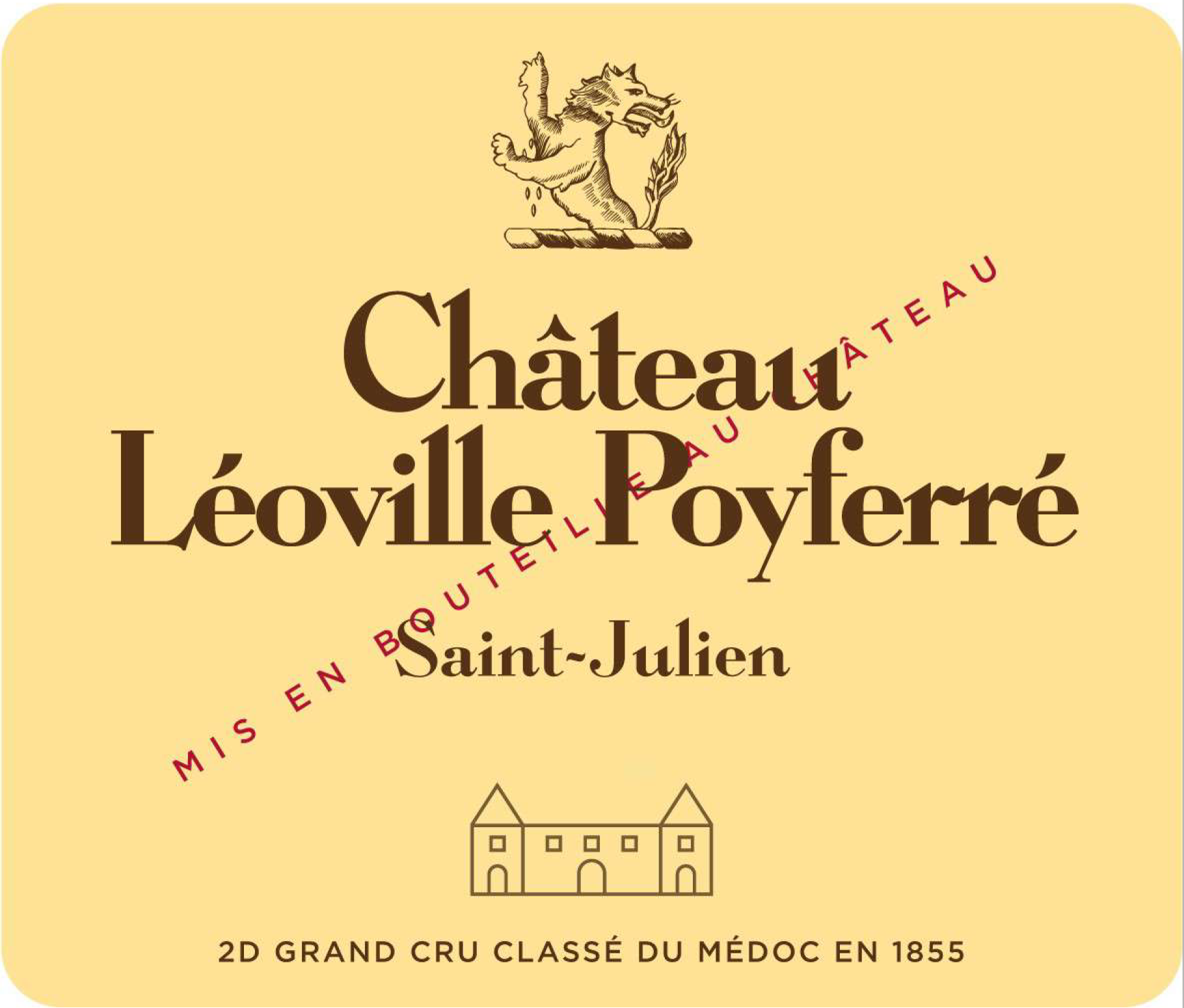 Étiquette Château Léoville Poyferré