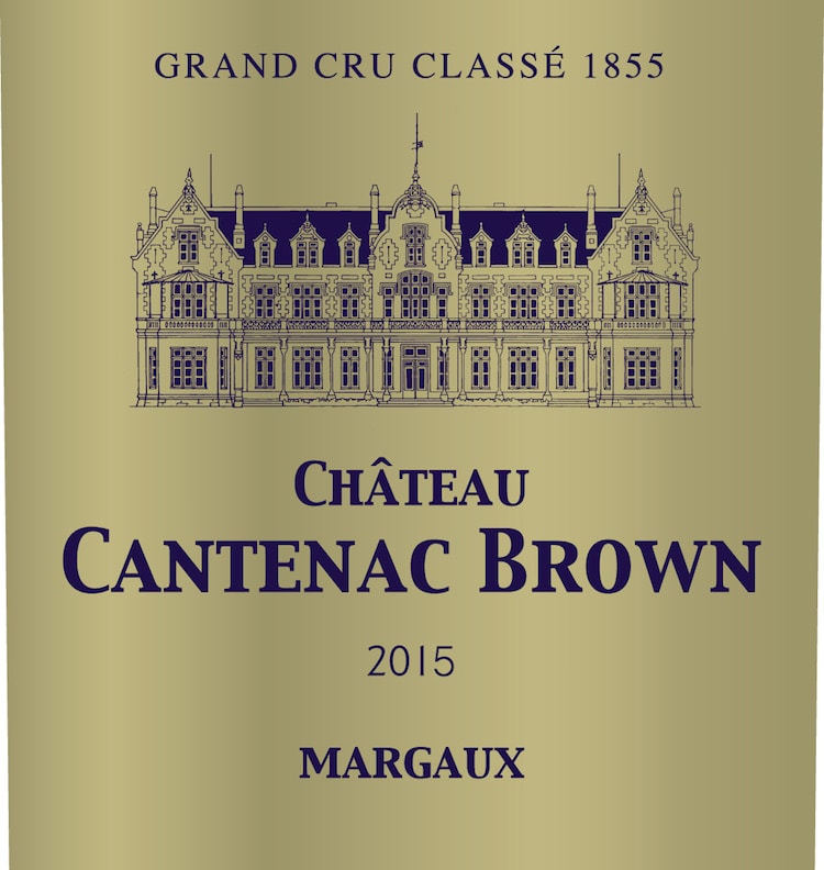 Étiquette Château Cantenac Brown