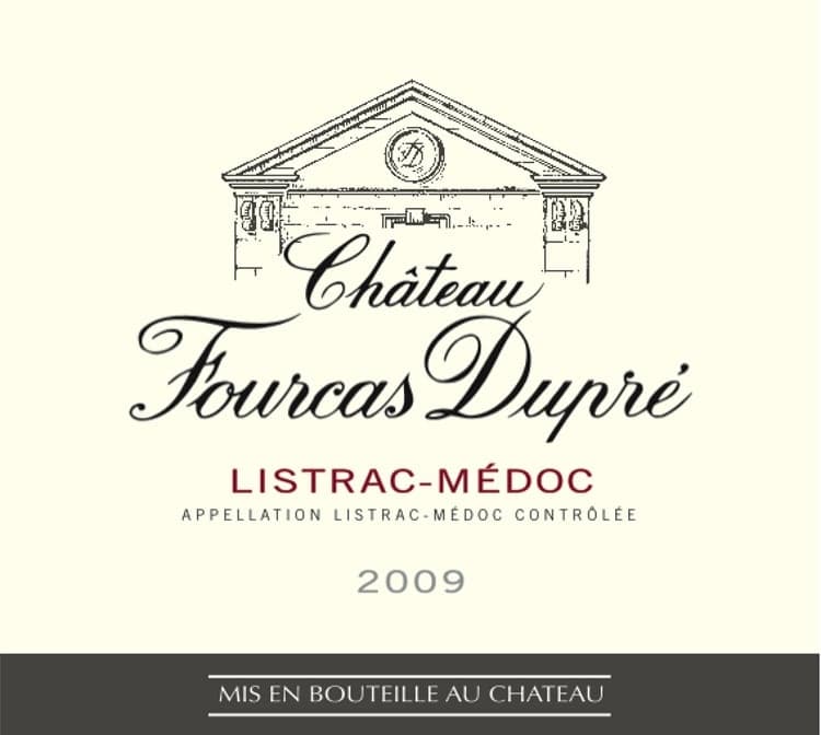 Label Château Fourcas Dupré