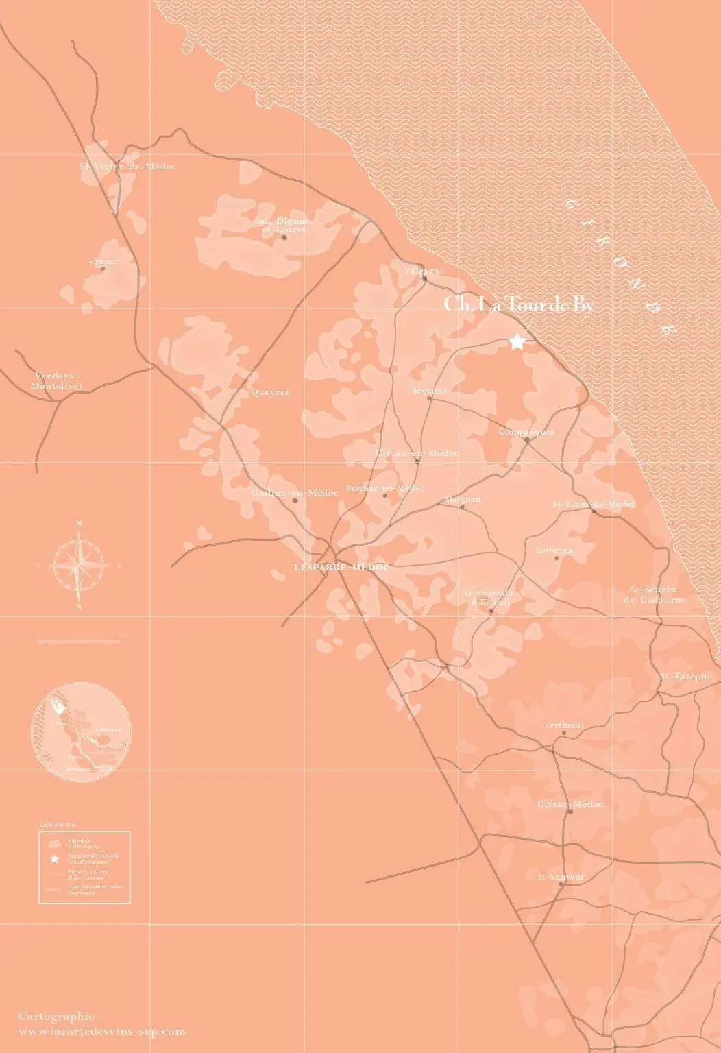 Cartographie Médoc