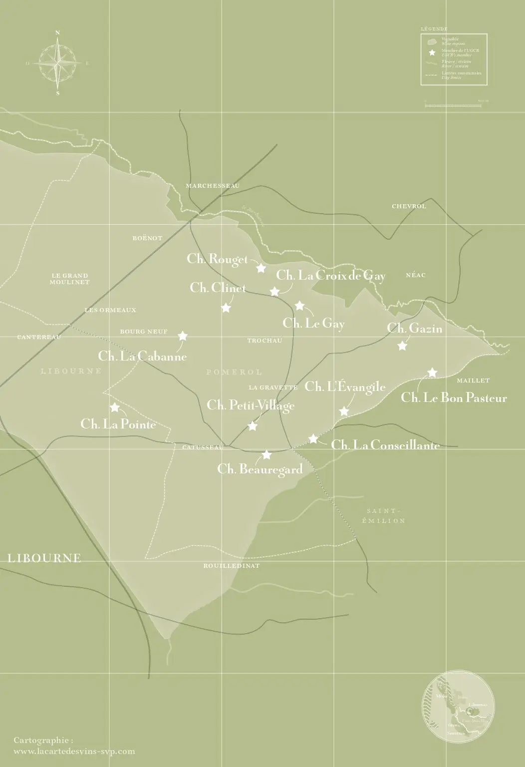 Cartographie Pomerol