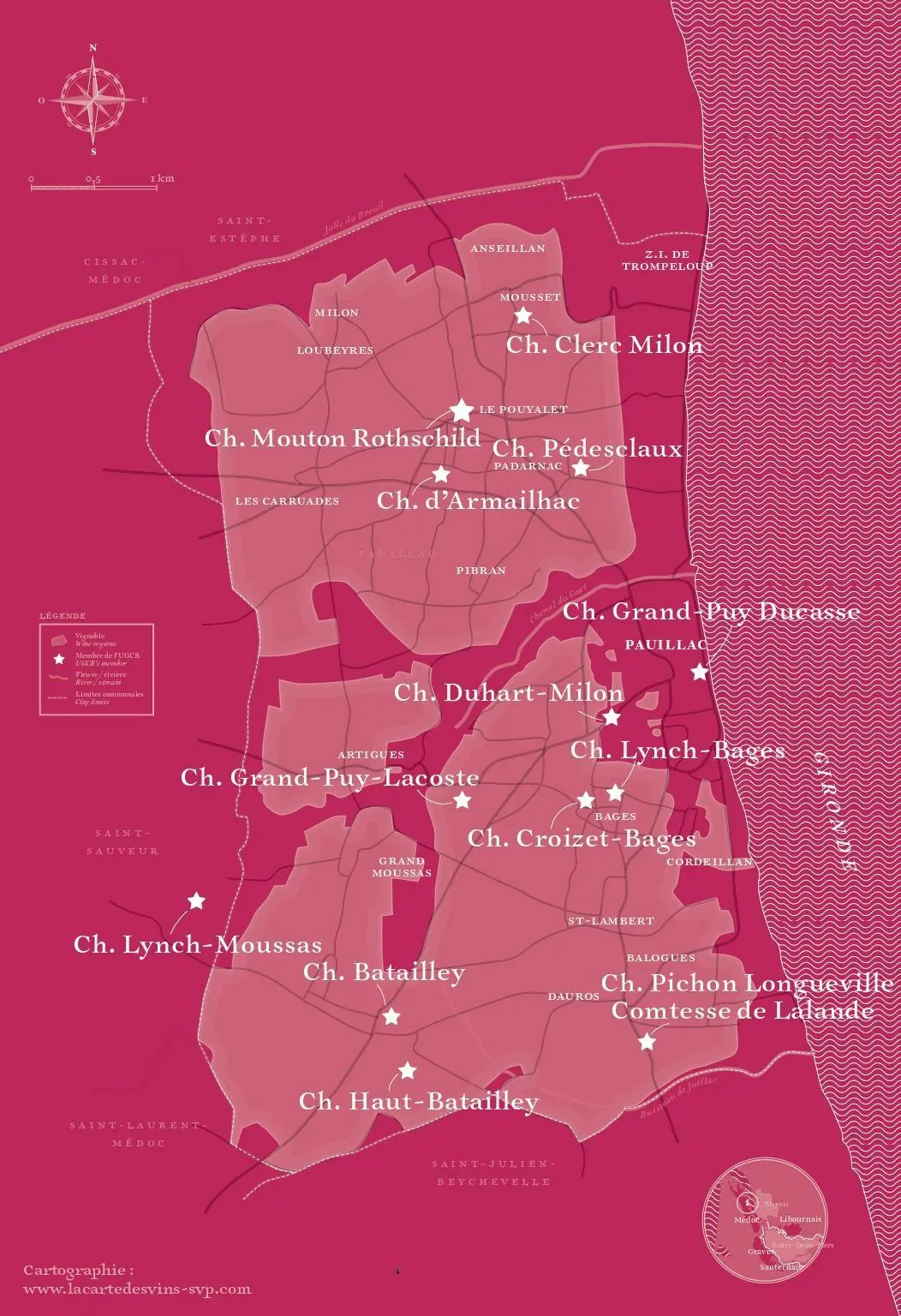 Cartographie Pauillac