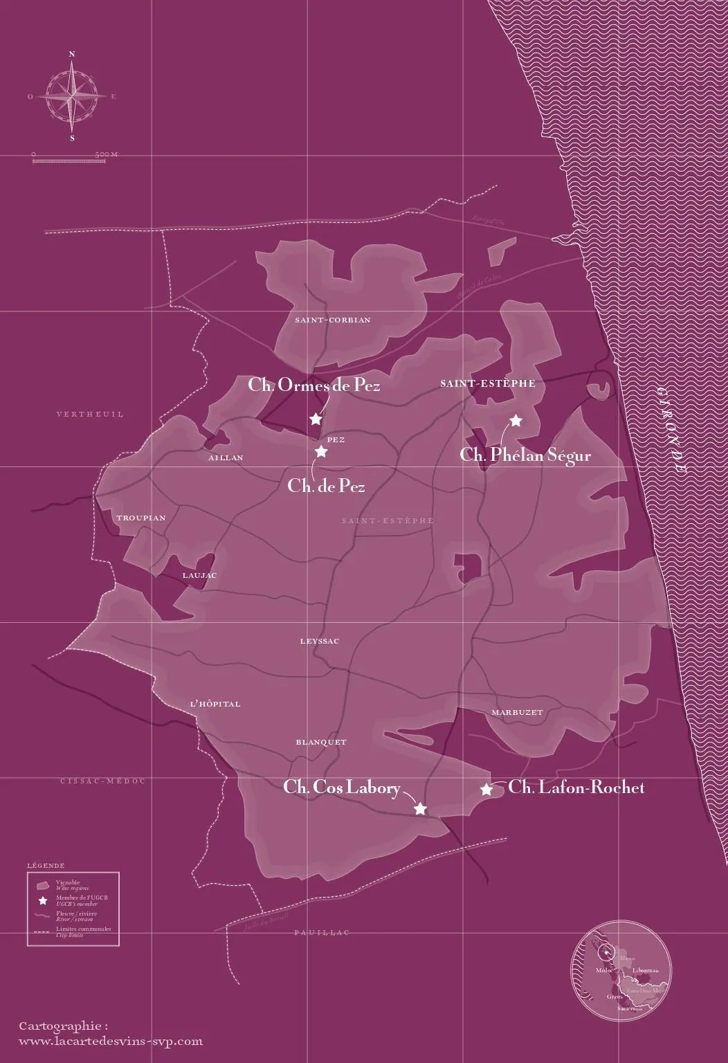 Cartographie Saint-Estèphe