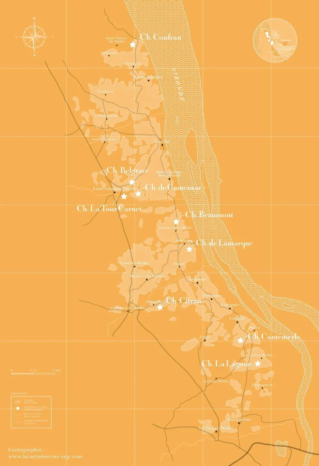 Cartographie Haut-Médoc