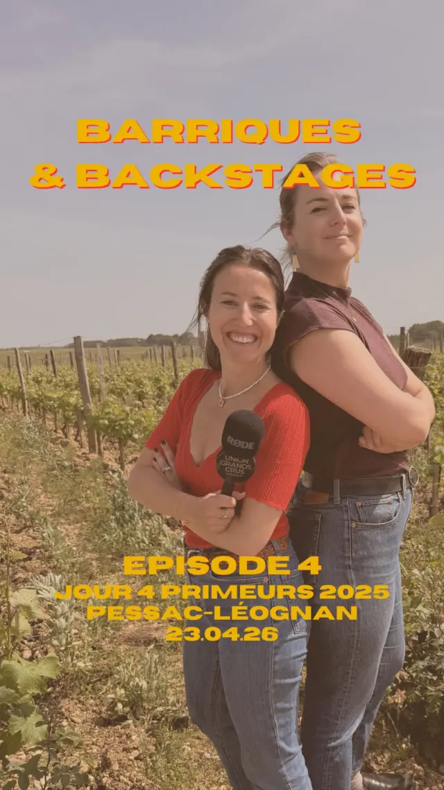 Barriques & Backstages - Épisode 4 

Direction le @domainedechevalier,qui a reçu durant cette Semaine des Primeurs 2026, les appellations de @pessacleognan, @lesvinsdegraves et @sauternes_barsac.

📹 @eclastudio_ 
🎤 @marineglam 

#semainedesprimeurs #grandscrusdebordeaux #ugcb #millesime2025 #2025vintage